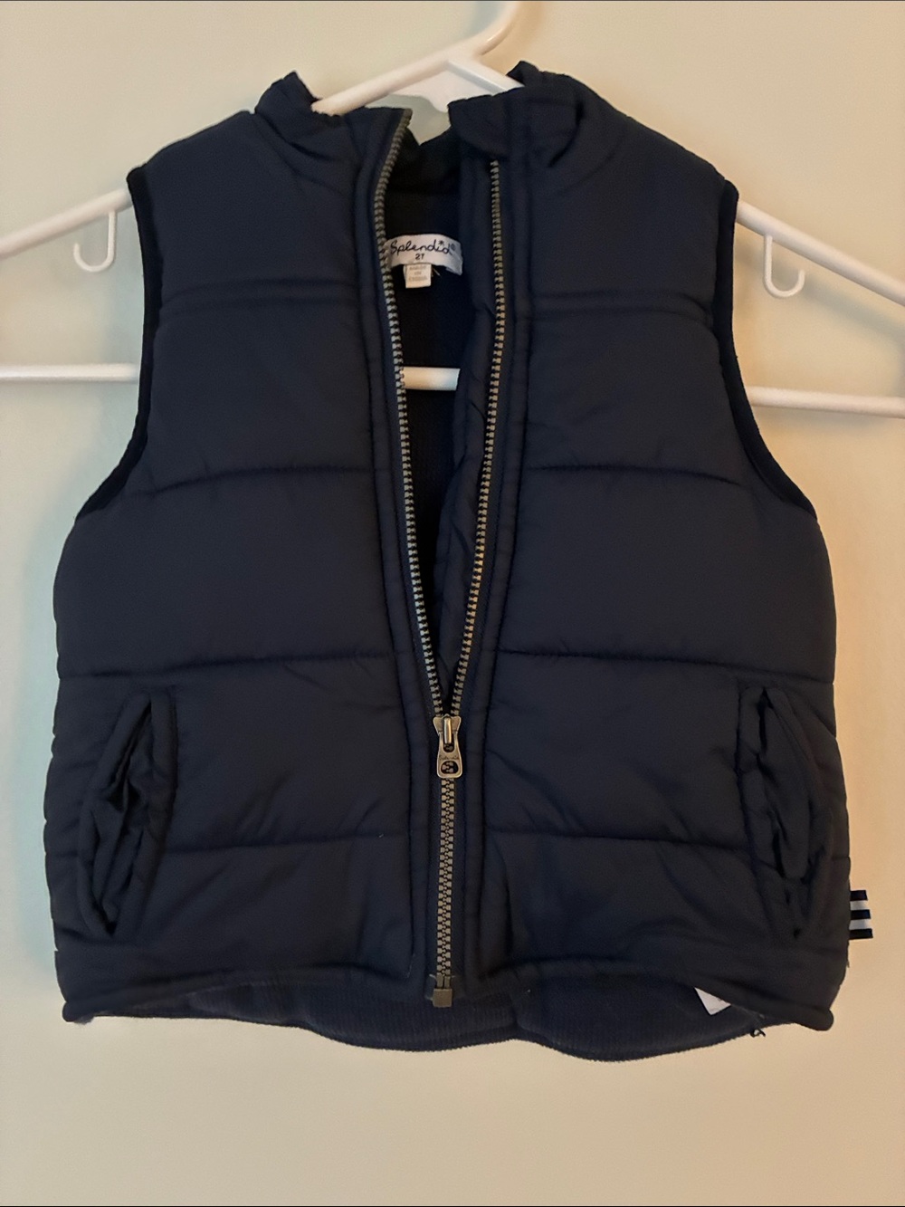Kids Navy Puffer Vest